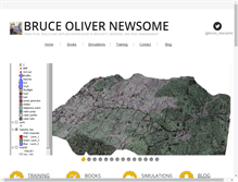 Tablet Screenshot of brucenewsome.com